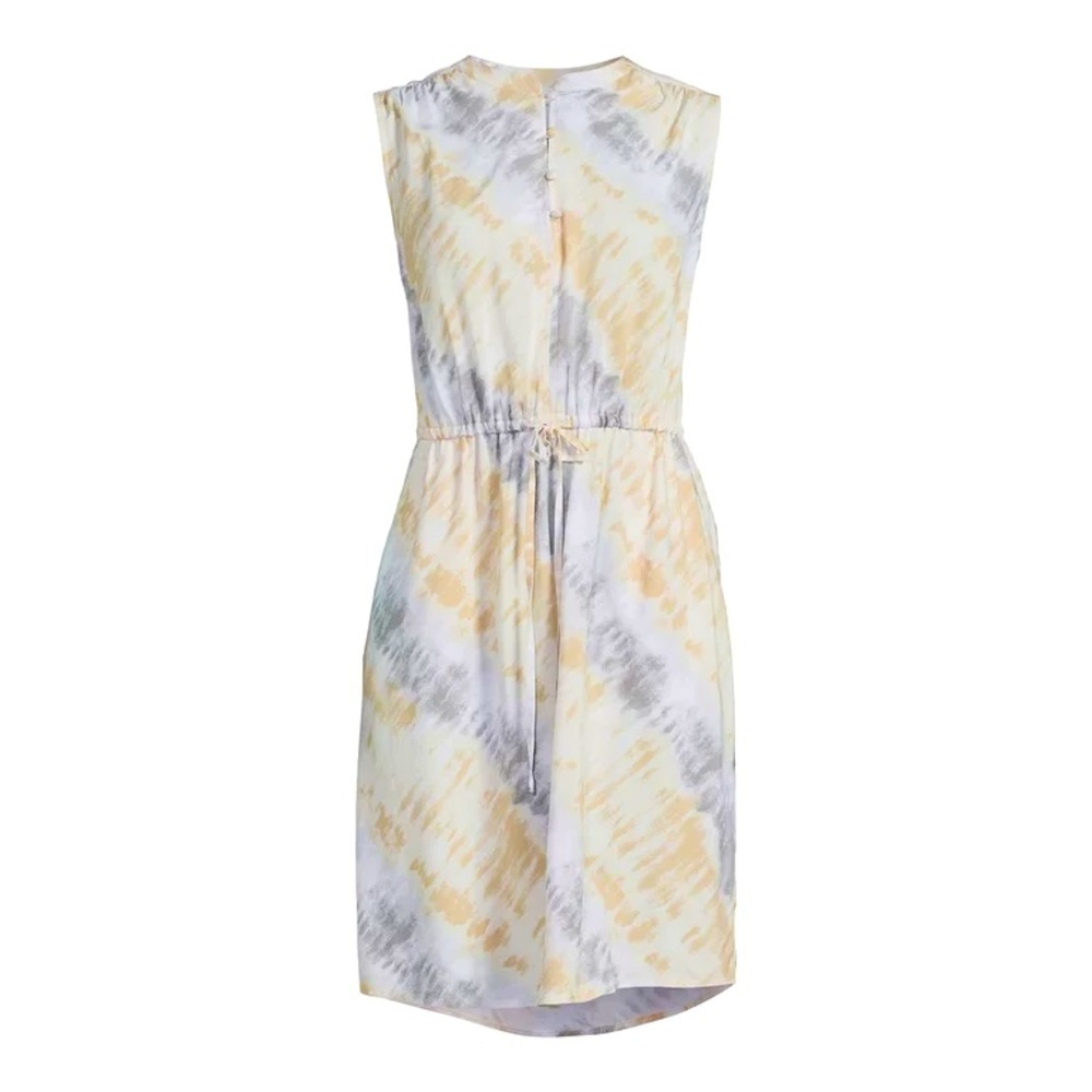 Tie Dye Sleeveless Split Neck Tank Dress from Time and Tru Size L NWT